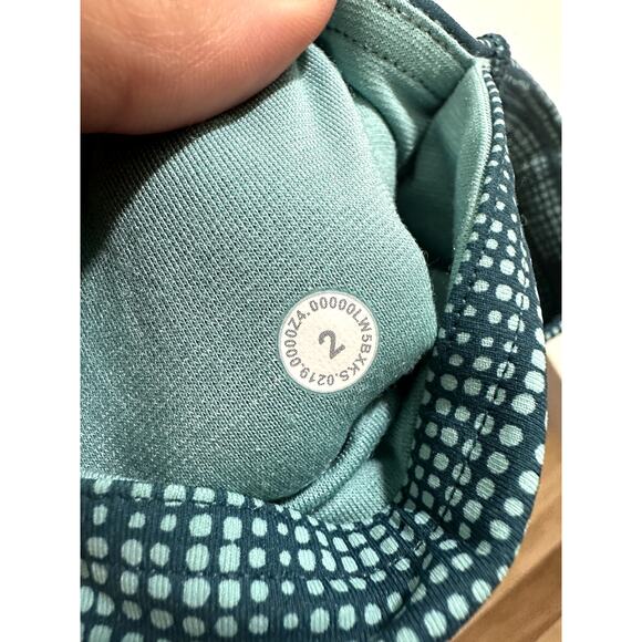 Lululemon Train Times Pant 25" Green Full-On Luxtreme Size 2 - Picture 8 of 11